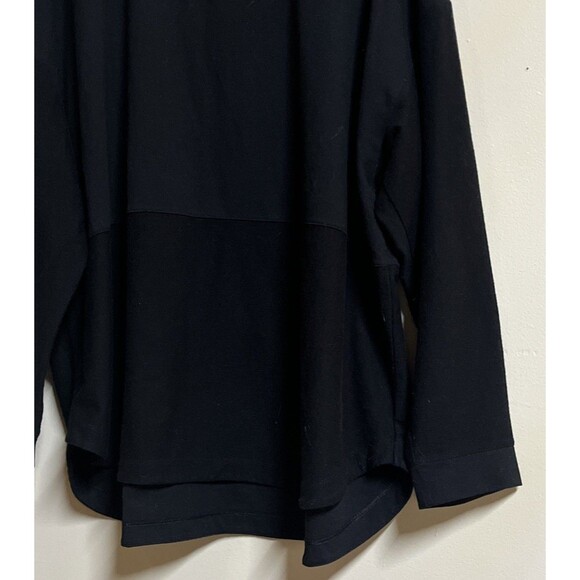 Zelos Curvy Women's Thick TShirt Size 3X Black VNeck - Picture 4 of 6